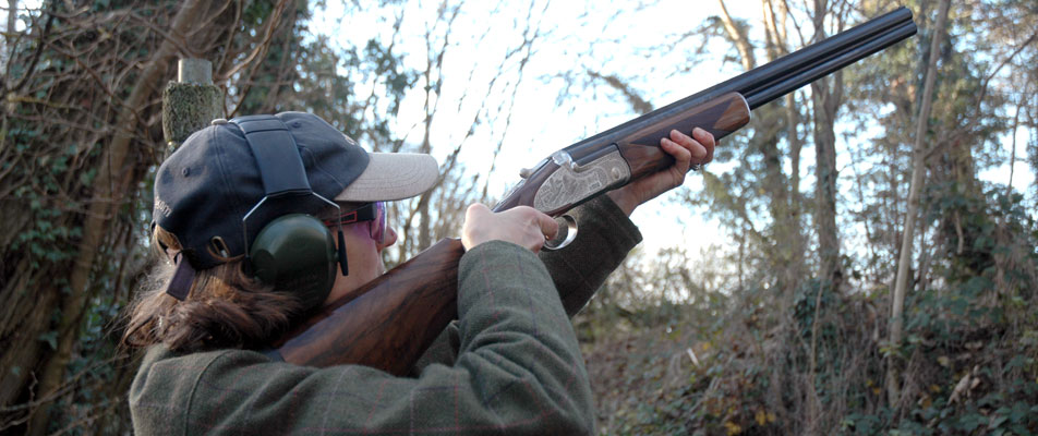 Clay pigeon shooting in Hampshire